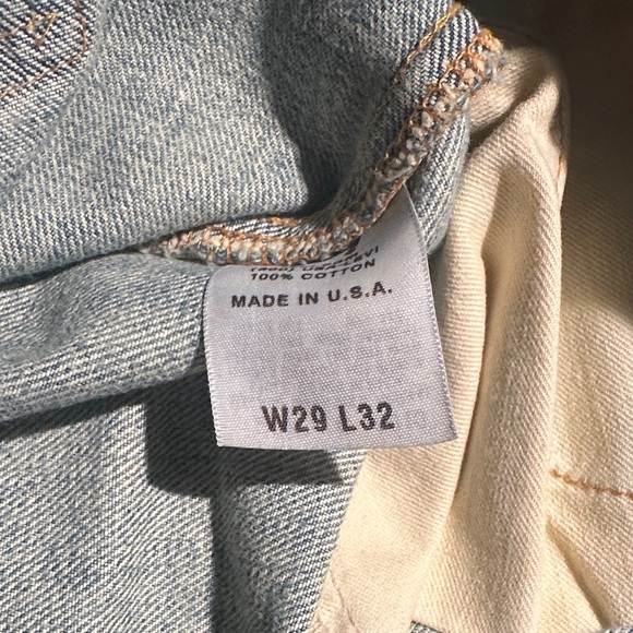 Levi's Light Blue Wide-Leg Frayed Hem Jeans - Women's - Picture 6 of 8